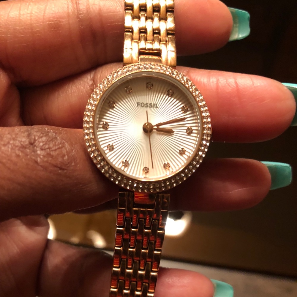 NWOT Fossil Rose Gold Stainless Steel Watch